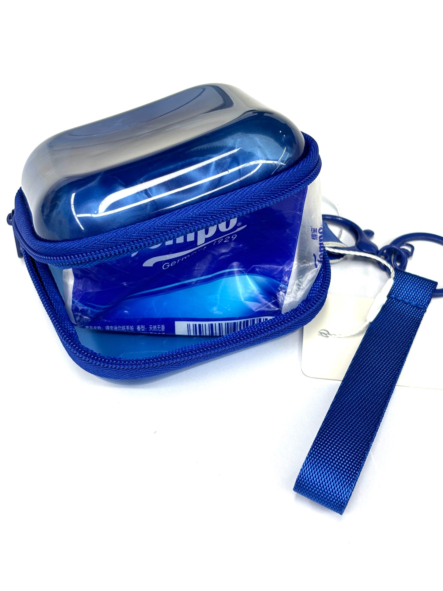 Square case Marble blue
