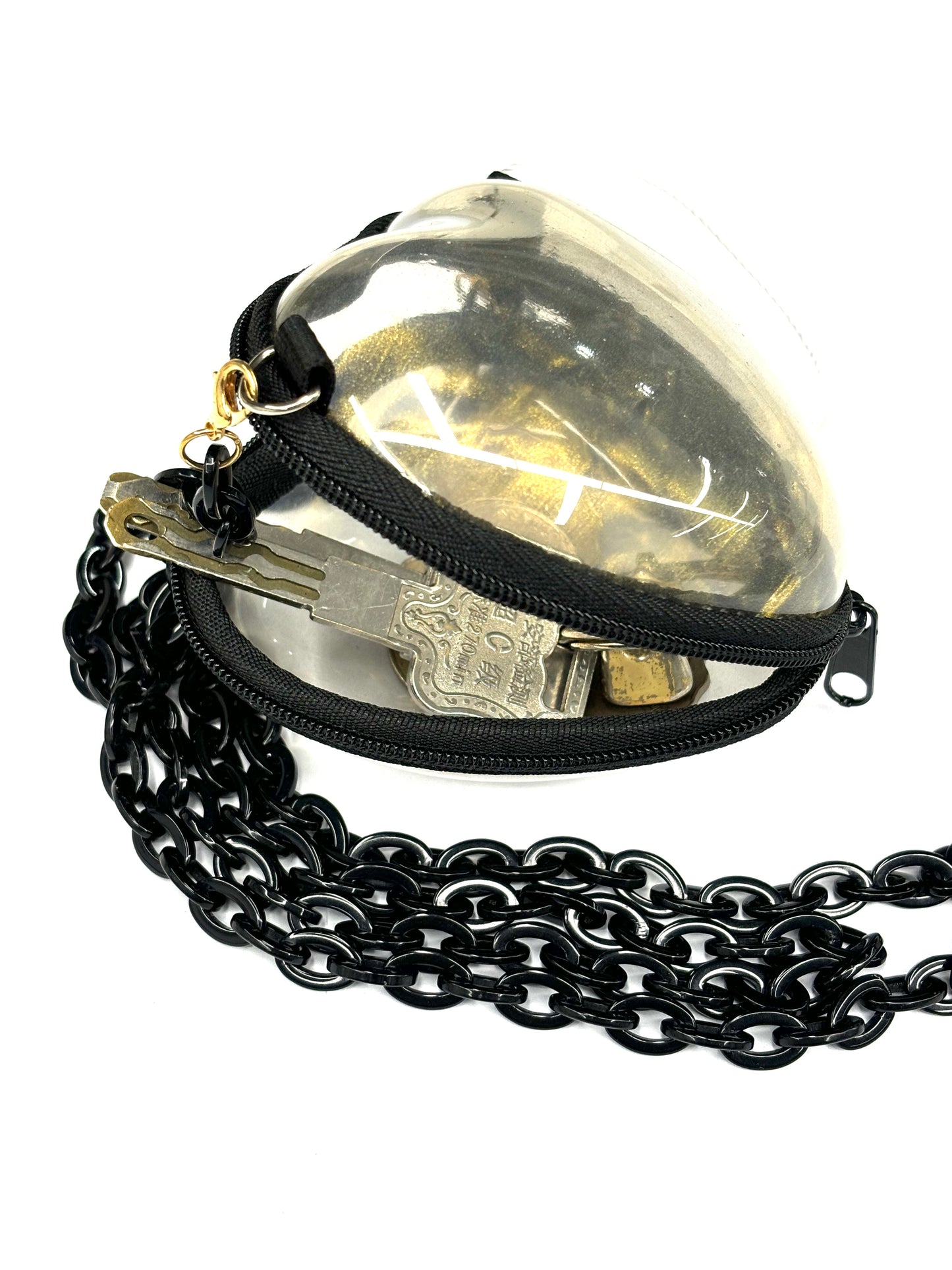 3D-heart small Pearl pale sun
