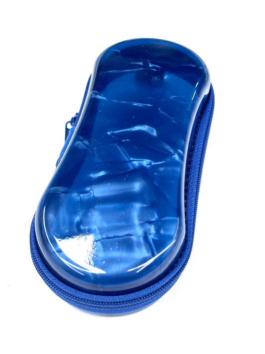 Infinity glasses case Marble blue